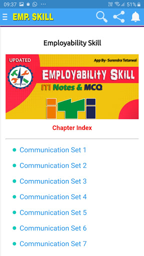 ITI Employability Skill MCQs Screen 2