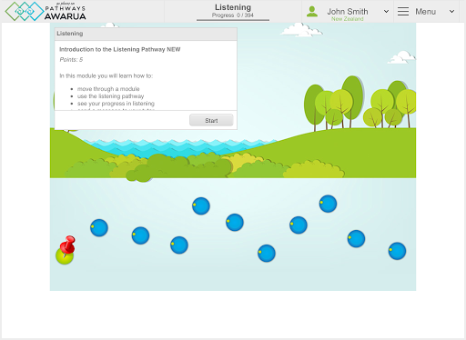 Listening: Pathways Awarua Screen 2