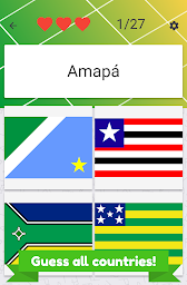 States of Brazil quiz - maps, flags and capitals