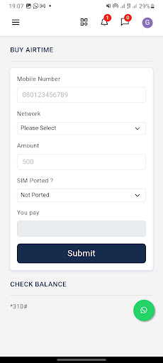 Android application Gada Communication screenshort