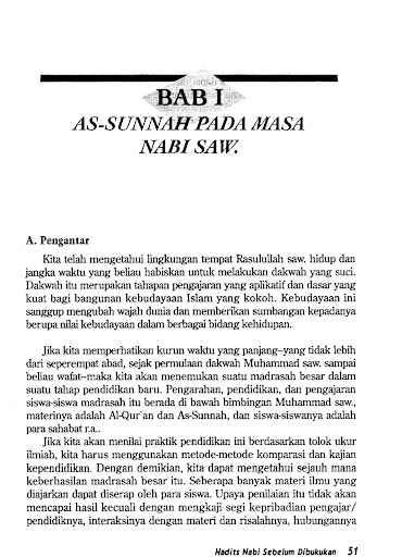 Hadits Nabi Sebelum Dibukukan Screen 3