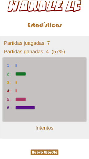 Android application Palabreo LC screenshort