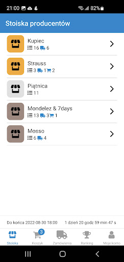 Android application eTargi DUOTES screenshort