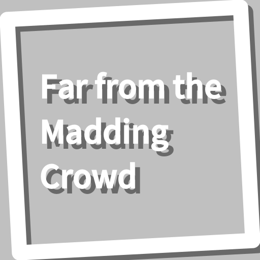 Book, Far from the Madding Cro logo