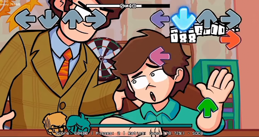 Дим Димыч хочешьпокажу FNF Mod