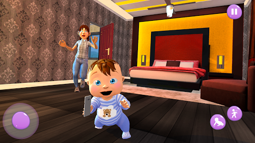 Android application Virtual Baby & Babysitting Sim screenshort