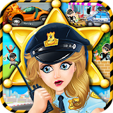 Police Girl - My Town's Rescue icon