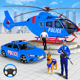 US Police Car Transport Games icon