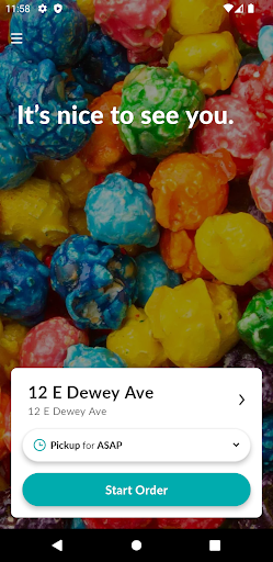 Android application GiGi's Gourmet Popcorn screenshort