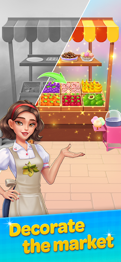 Merge Market: Food Town - Screenshot 1