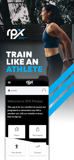 Android application RPX Fitness screenshort