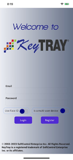 Android application KeyTray screenshort