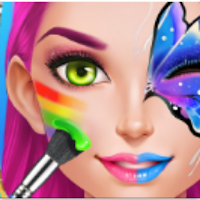 FACE PAINT PARTY GIRLS SALON - Makeover games