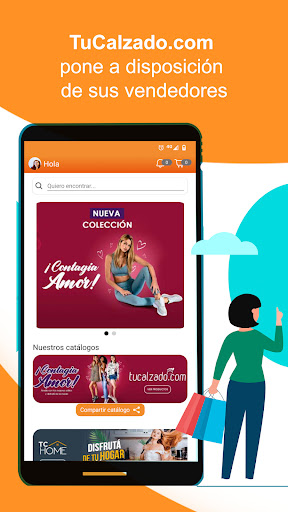 Android application Tucalzado screenshort