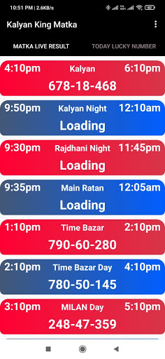 Kalyan Satta Matka King & Fix Screen 3