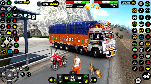 Android application US Cargo Indian Truck Game screenshort