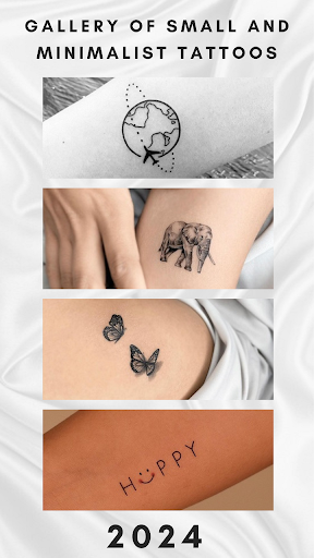 Android application Small Minimalist Tattoos screenshort