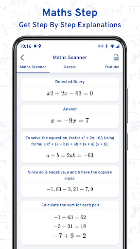 Math Scanner By Photo-Solve My Math Problem v11.1 Android