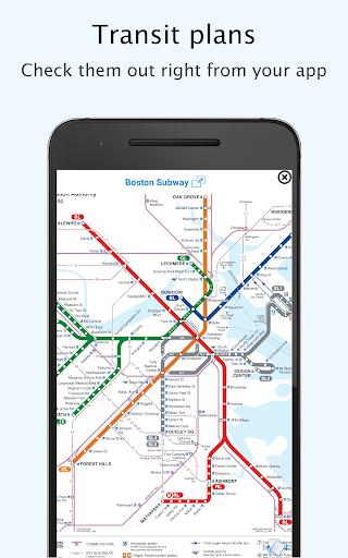 Boston Transport: Live/Offline Screen 2