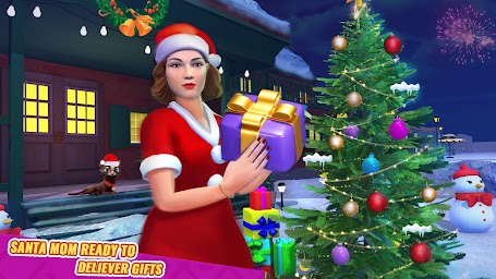 Santa Mom Happy Christmas Game