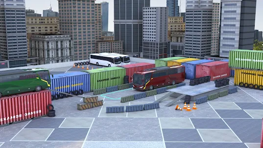 巴士模拟器驾驶游戏：真正的巴士停车游戏 | 离线巴士游戏