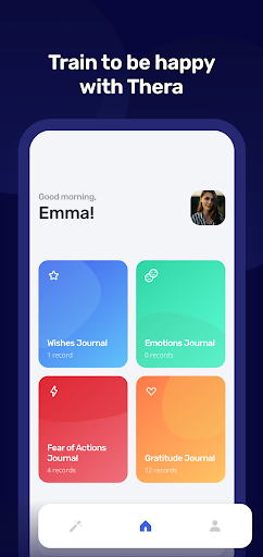 Thera: Mood tracker & Journal  screenshots 1