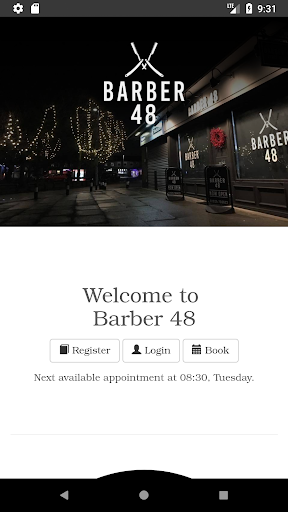 Android application Barber 48 screenshort
