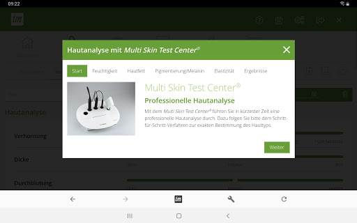 Instituts-Manager Screen 2