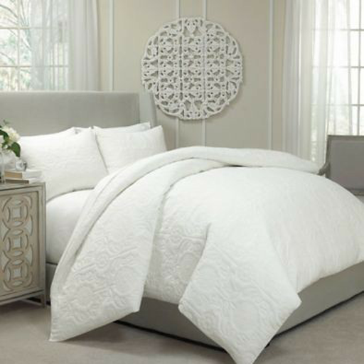 White Duvet Cover Logo