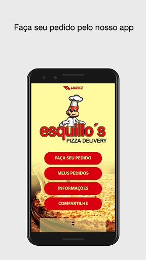 Android application Pizzaria Esquillos screenshort