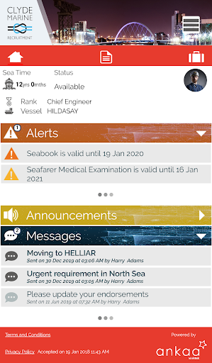Android application ankaamarine screenshort