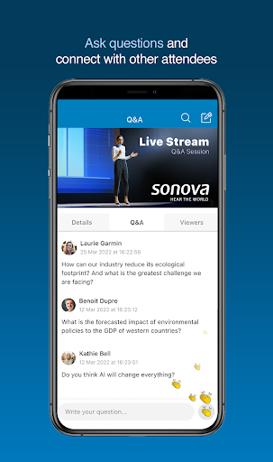 Screenshot of Sonova Events