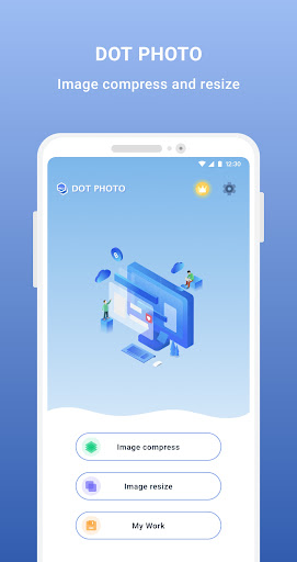 Android application Image Compress and Resize screenshort