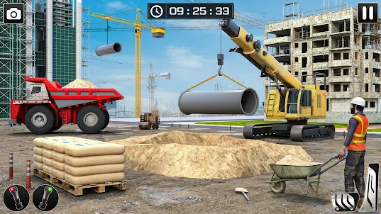 道路建設挖掘機模擬器 jcb 遊戲