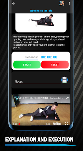 Leg Workout No Equipment PRO Screen 3
