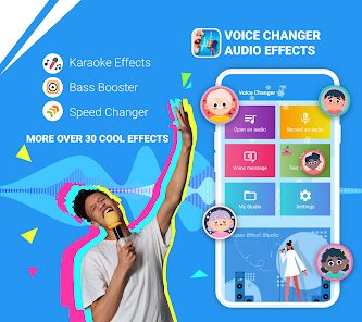 Voice Changer - Audio Effects apkpoly screenshots 1