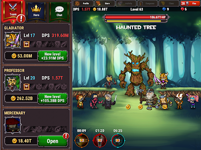 Taptic Heroes－Idle RPG clicker Screenshot