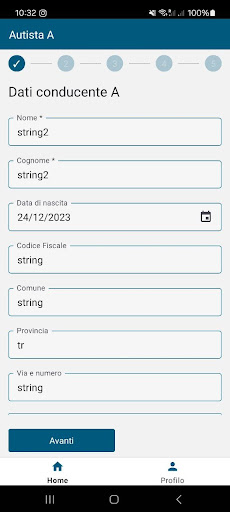 Piattaforma Sinistri Grassi Screen 3