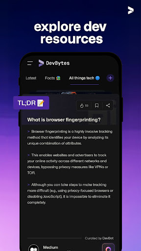 DevBytes-For Busy Developers Screenshot 3 - AppWisp.com