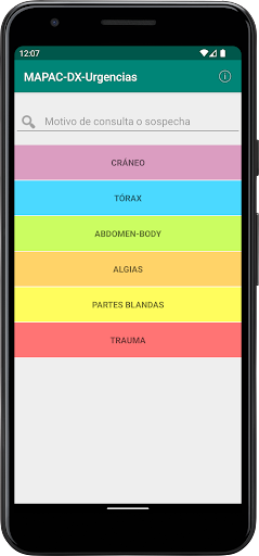 Android application MAPAC-DX screenshort