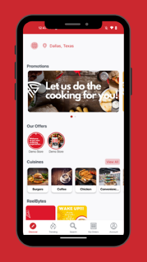 Android application Hot Stuff Eats screenshort
