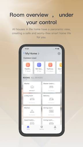 Android application Konke Smart screenshort