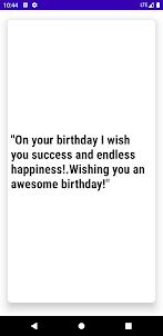 Birthday wish -Wish you relati