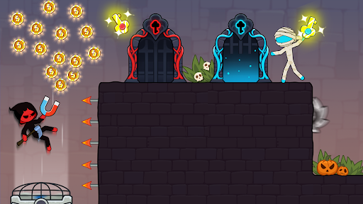 Fire and Water Stickman 2 Screenshot 2 - AppWisp.com