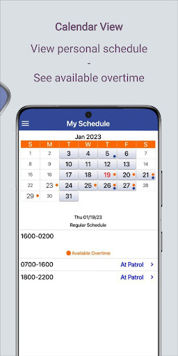 Schedule Express Mobile Screen 3