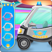 Baby Police Car Wash