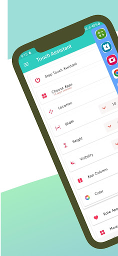 Android application Edge Side Bar Touch Assistant screenshort