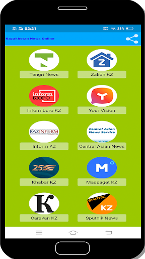 Android application Kazakhstan News Online screenshort