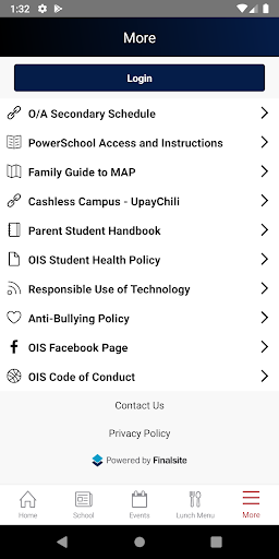 My Oasis International School Screen 3