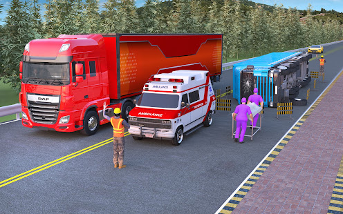 Euro Truck Driving Games 3D 0.2 APK screenshots 2